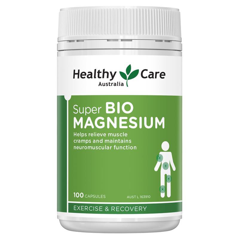 Healthy Care Super Bio Magnesium - 100 Capsules