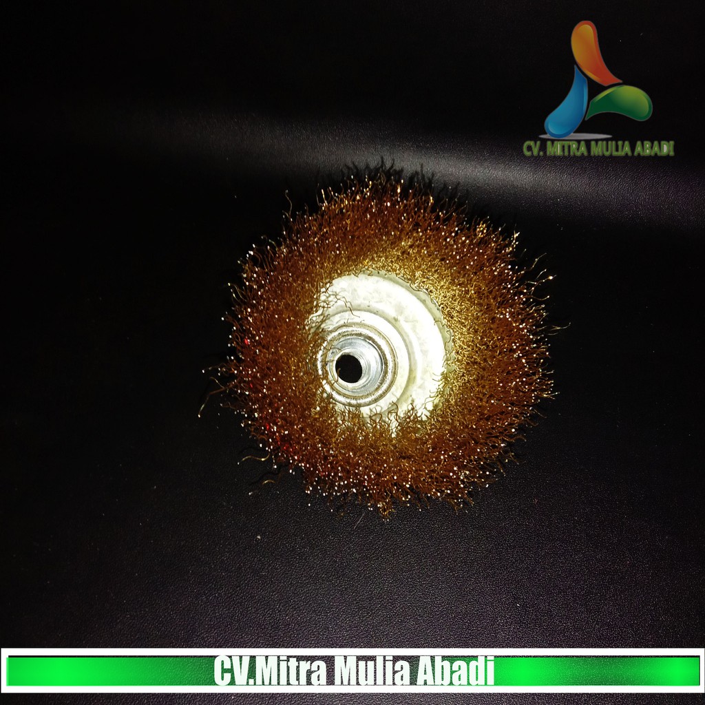 Wire Brush / Sikat kawat Mangkok Kepang 3 Inch / Polishing Wheel Cup