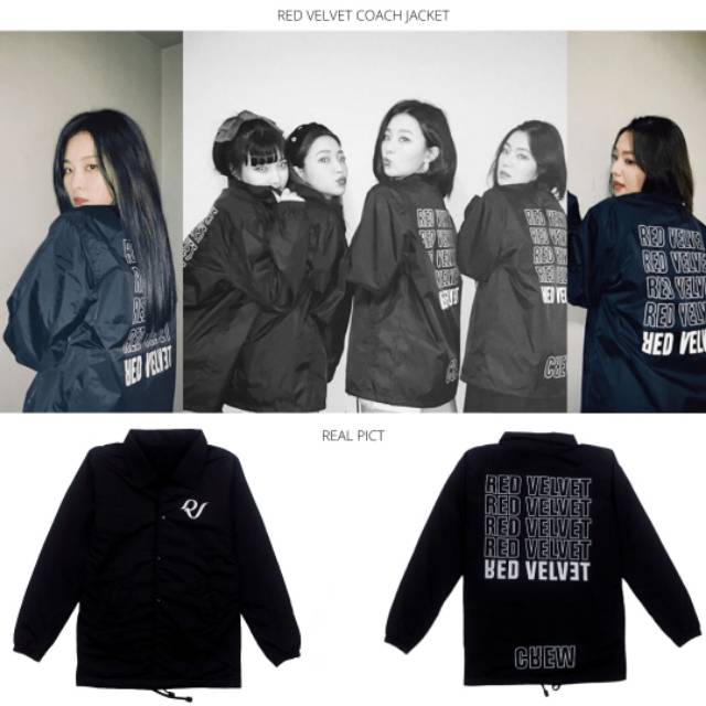 JAKET RED VELVET MURAH/JAKET RED VELVET COACH MURAH/WENDY/JOY/JAKETKPOP/IRENE