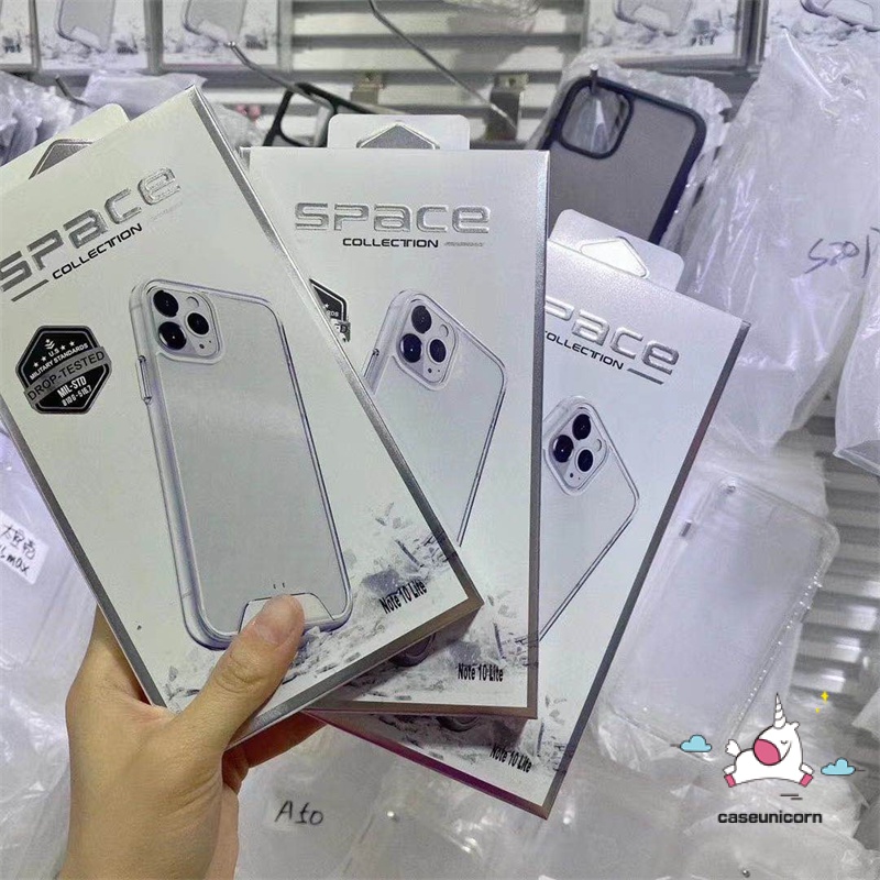 Casing Space Untuk Iphone14 13 Pro MAX 12 Pro MAX 11 Pro MAX Casing Transparan level Untuk iPhone 6 6s 78 Plus XR X XS MAX SE 2020 Casing Anti Jatuh Mewah Dengan Box