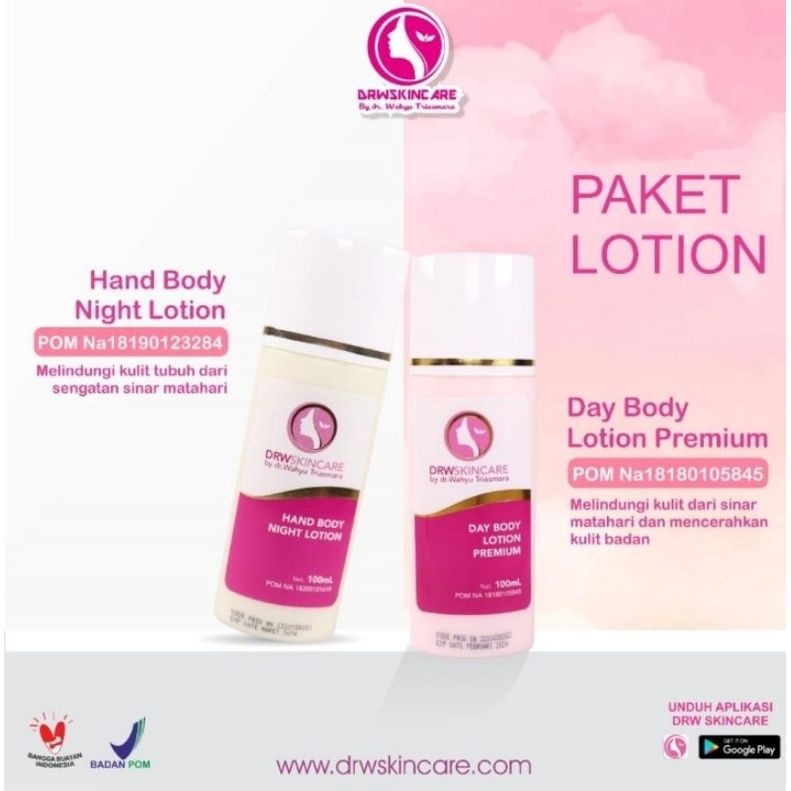 DRW lotion siang dan lotion malam