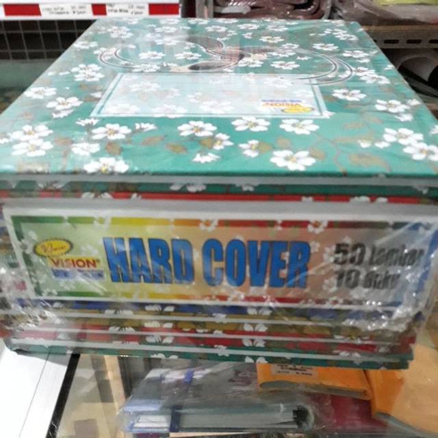 

Buku Gelatik oktavo 200lembar /Vision hard cover ukuran kwarto isi 50 lembar