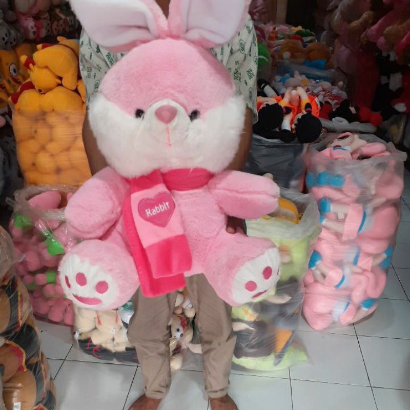 Boneka Kelinci Lucu Syal XL SNI (45cm)