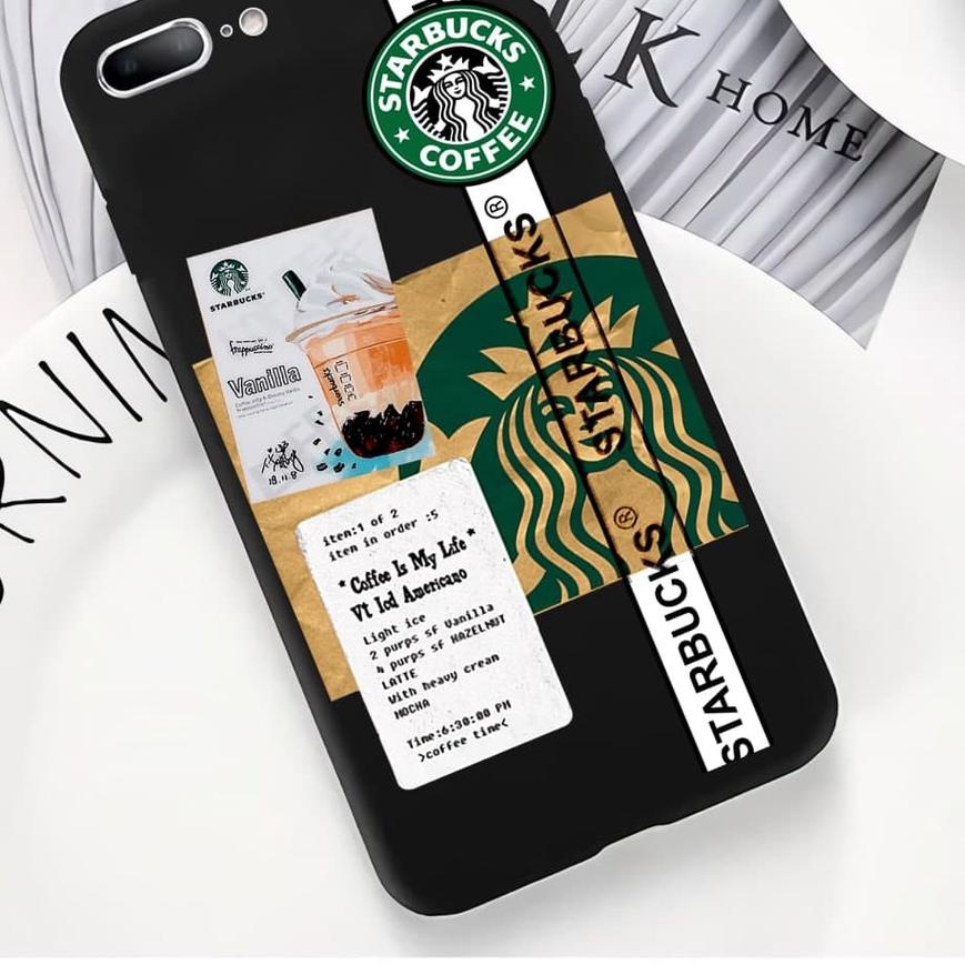 ⚡COD⚡ Casing case spesial starbucks black For oppo A3s A5s A7 A12 A11k A37 F11 A31 A71 A52 A92 A5 20