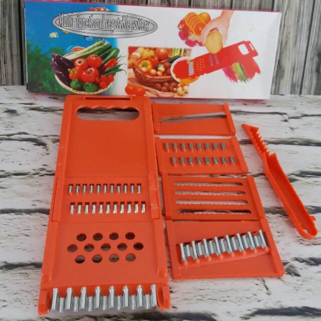 alat potong pasah sayur serbaguna multifungsi kitchen slicer peeler parutan cutter alat masak cook-5