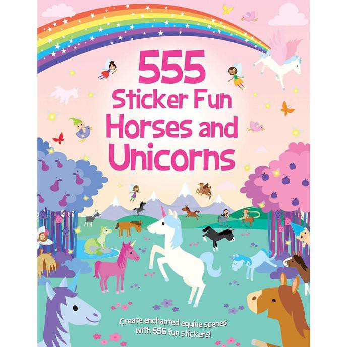 Buku Import - 555 Sticker Fun : 555 Horses And Unicorn