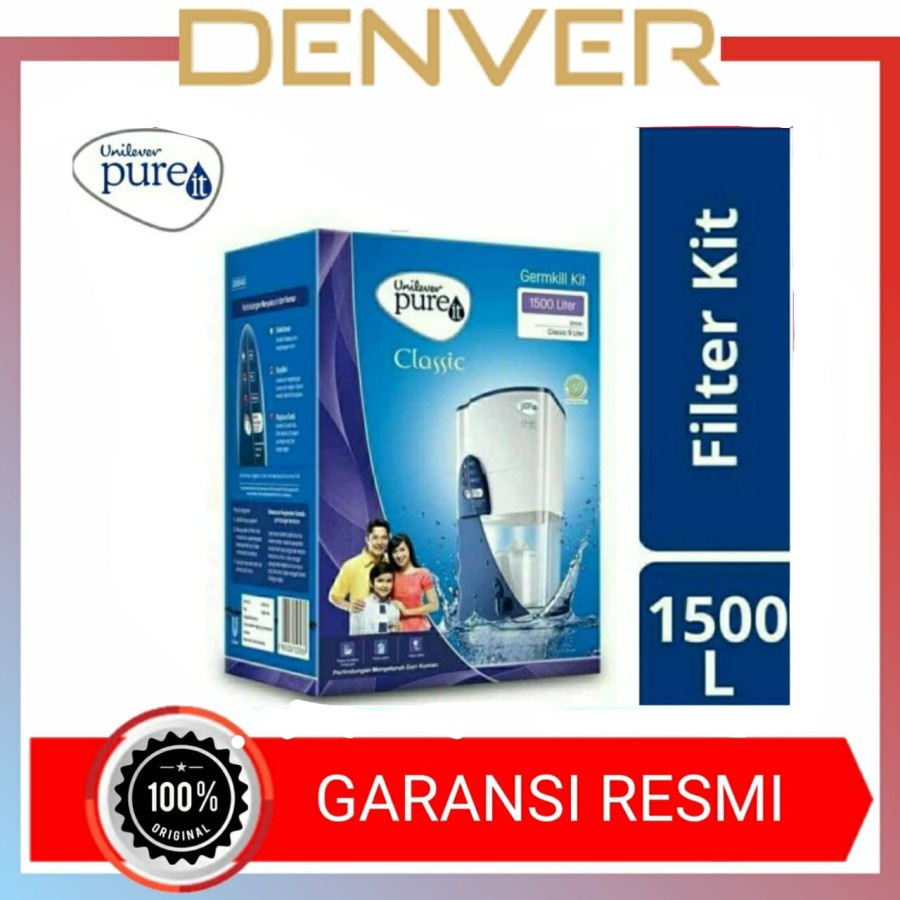 Refill Pure it Germkill Kit 1500 L Pure It Germ Kill GKK Classic 9L