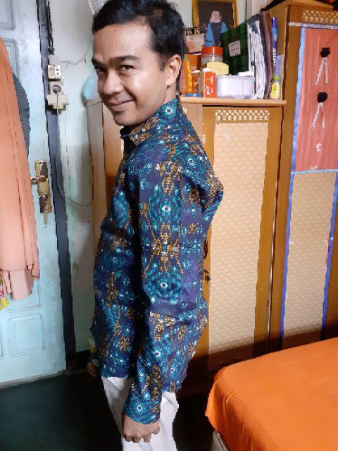 Morris Store Kemeja Batik Songket Pria Motif Clasic