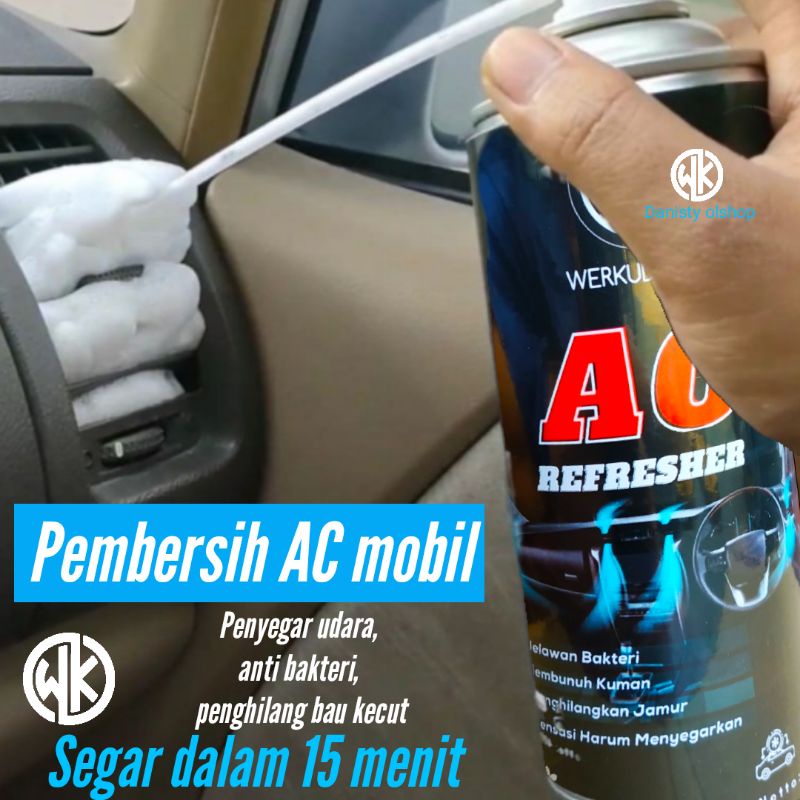 Ac refresher mobil Wk/ pembersih ac/evaporator/penyegar udara/pengharum ac/ac cleaner