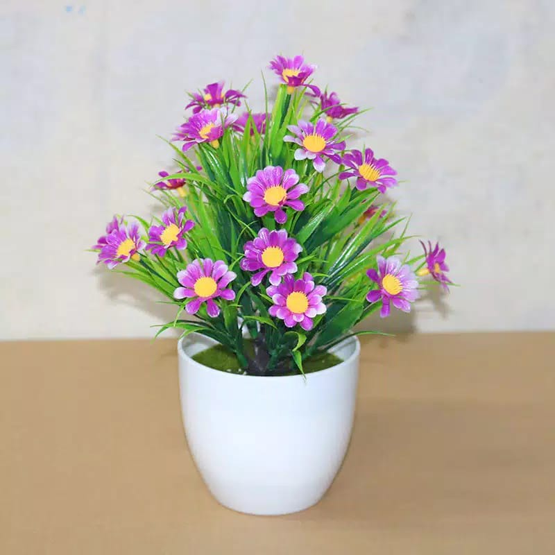 LDG Pot34 Tanaman Bunga Hias Bunga Plastik Dekorasi Rumah Bunga Import Murah-2