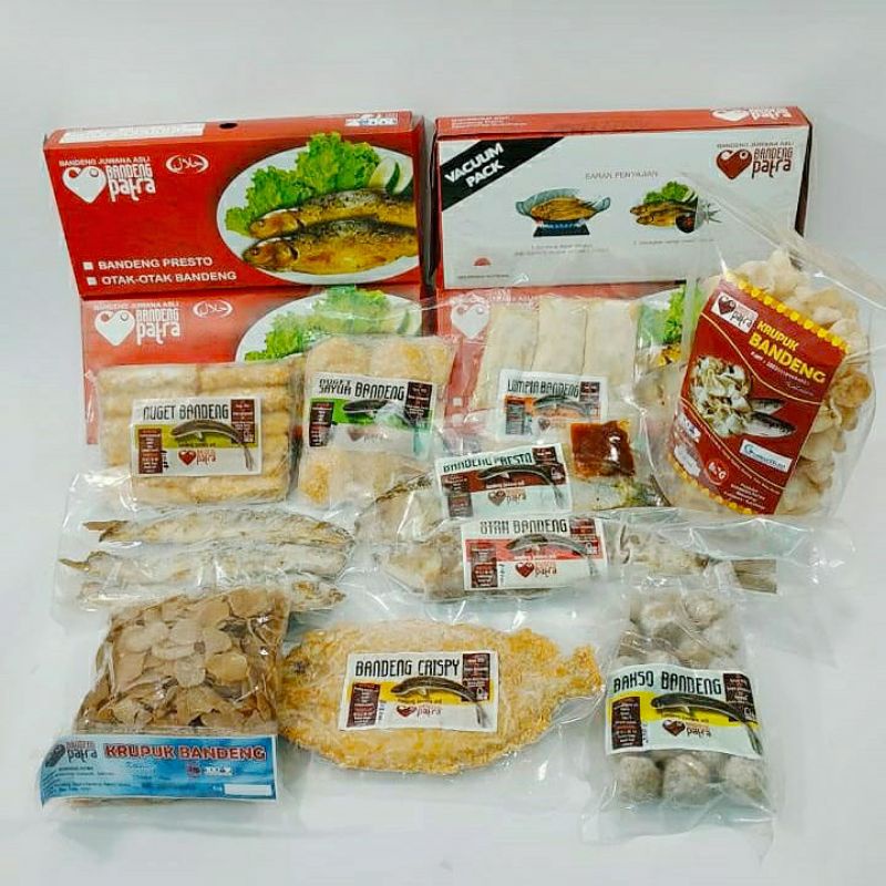 

Frozen Food Aneka Olahan Bandeng Non MSG Non Pengawet Otak-otak Sosis Nugget Bandeng Presto Krispi