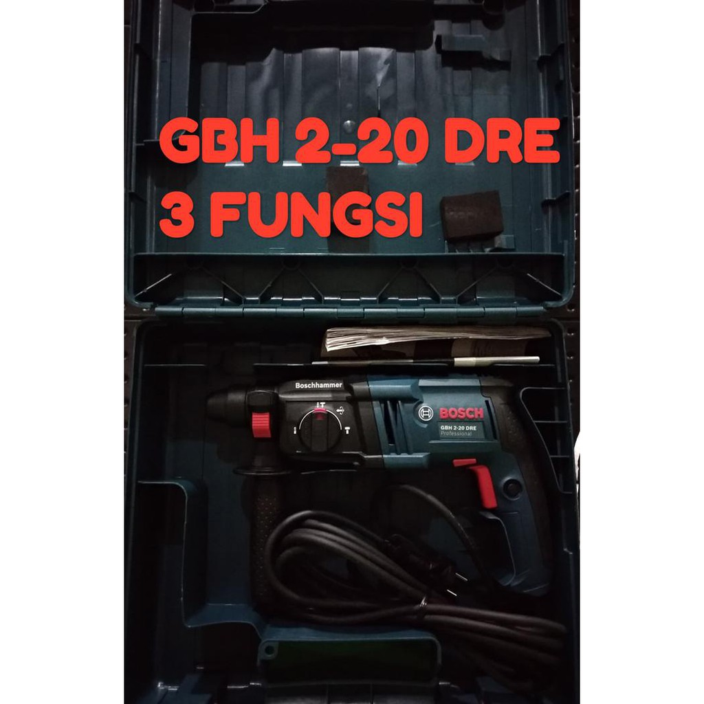 MESIN BOR BOSCH GBH 2-20 DRE / ROTARY HAMMER BOSCH GBH 2-20 / GBH 2-20