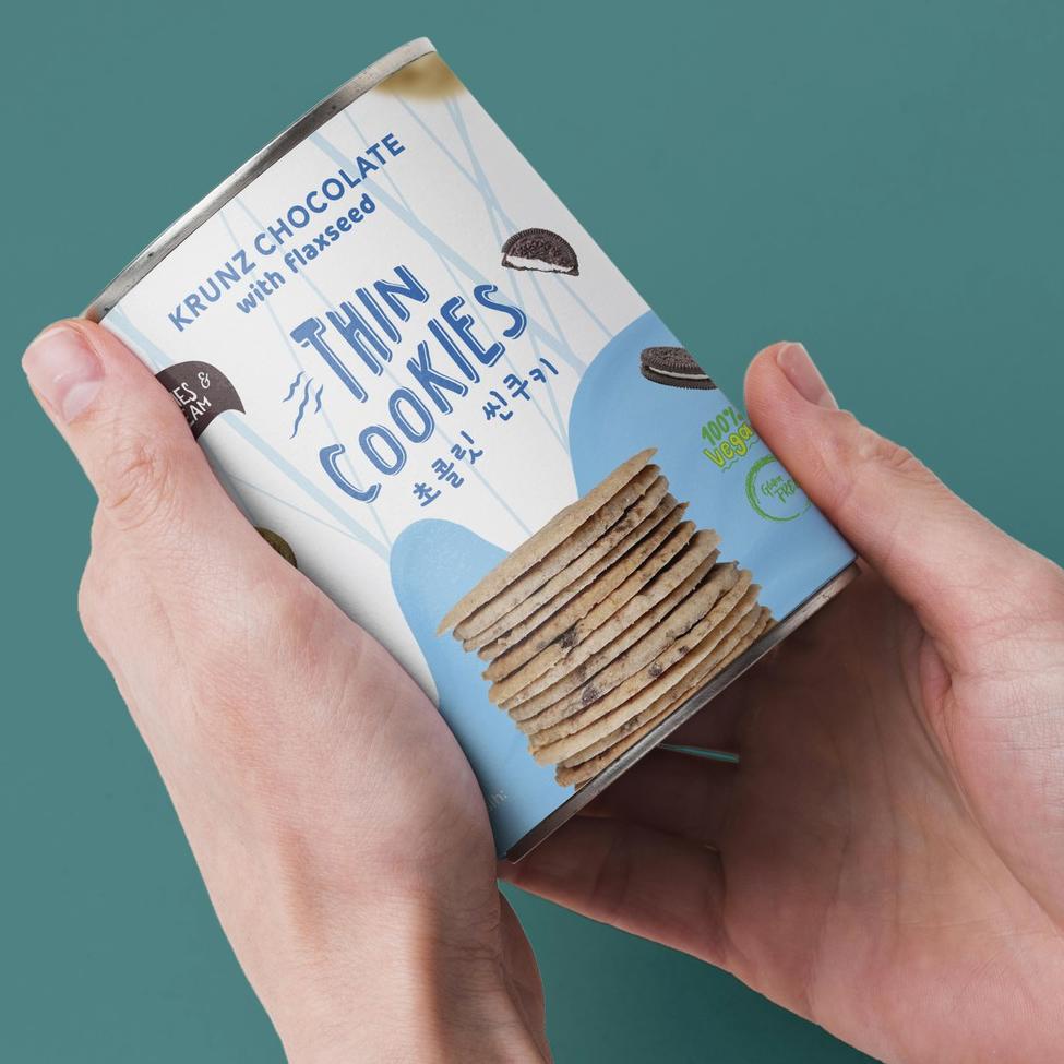 

❥ WoCA Thin Cookies Krunz Chocolate Cookies and Cream ⇃