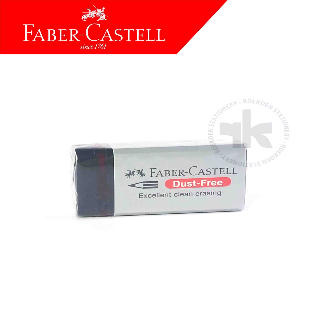 

Faber Castell Penghapus Polos Besar Hitam 187999 (187171 Black 24x Indo) Dust Free