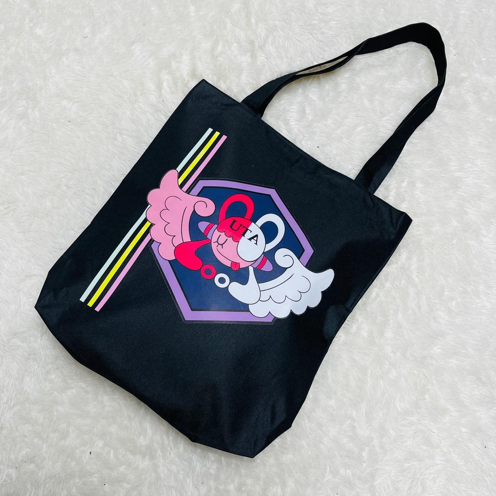 Totebag UTA Logo Black Anime Manga One Piece Premium Unisex