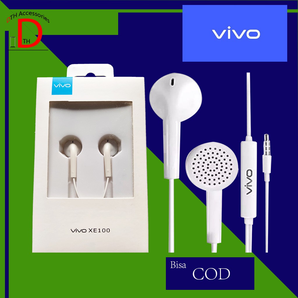 Headset Vivo Original V5 V7 V9 PLUS Y53 Y71 Y21 Y83 Y81 Y12 Y15 Y17