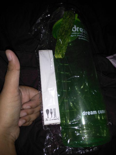 Papamia !! A041 (ada Yang Tebal) Botol Minum Sporty 1 Liter -botol Minum  Dream