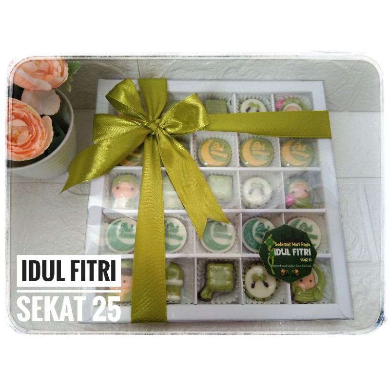 

Coklat cokelat box 25 seri Lebaran Idul Fitri