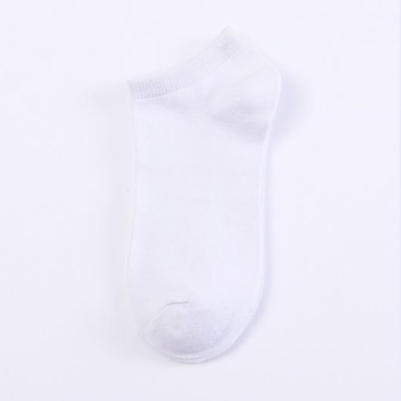 GANNISE - Kaos Kaki Polos Panjang Diatas Mata Kaki Kaoskaki Office Olahraga Fashion KK0007-KK0003 WHITE