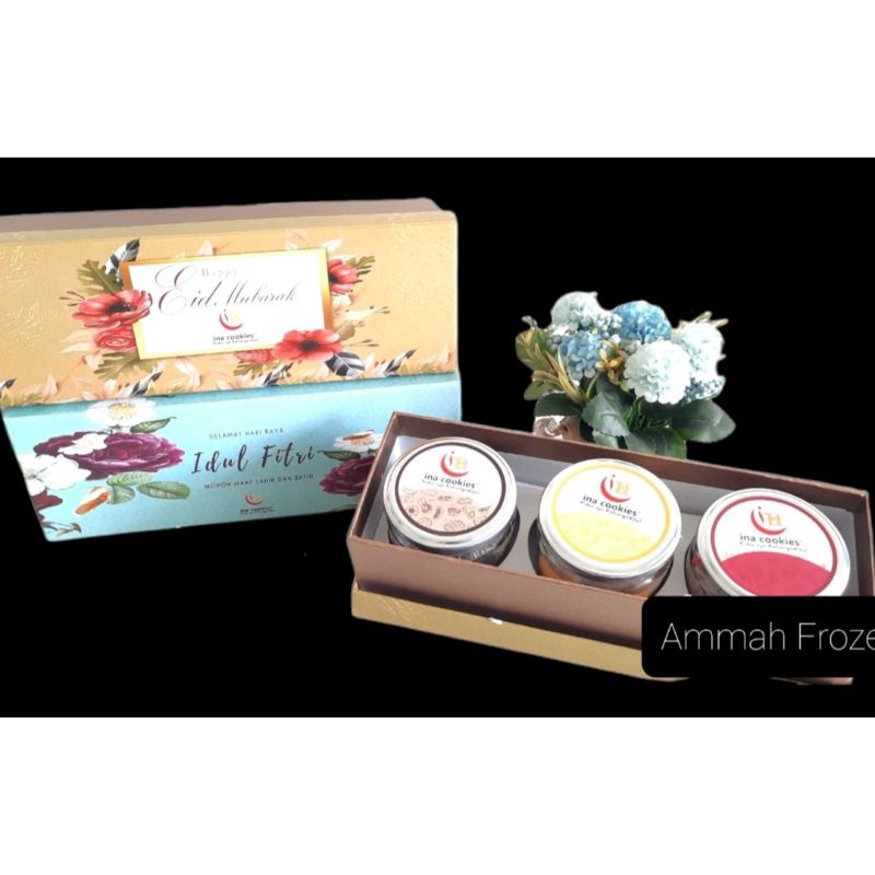 Paket Hampers Ina Cookies 3 Jar | Kue Kering Lebaran