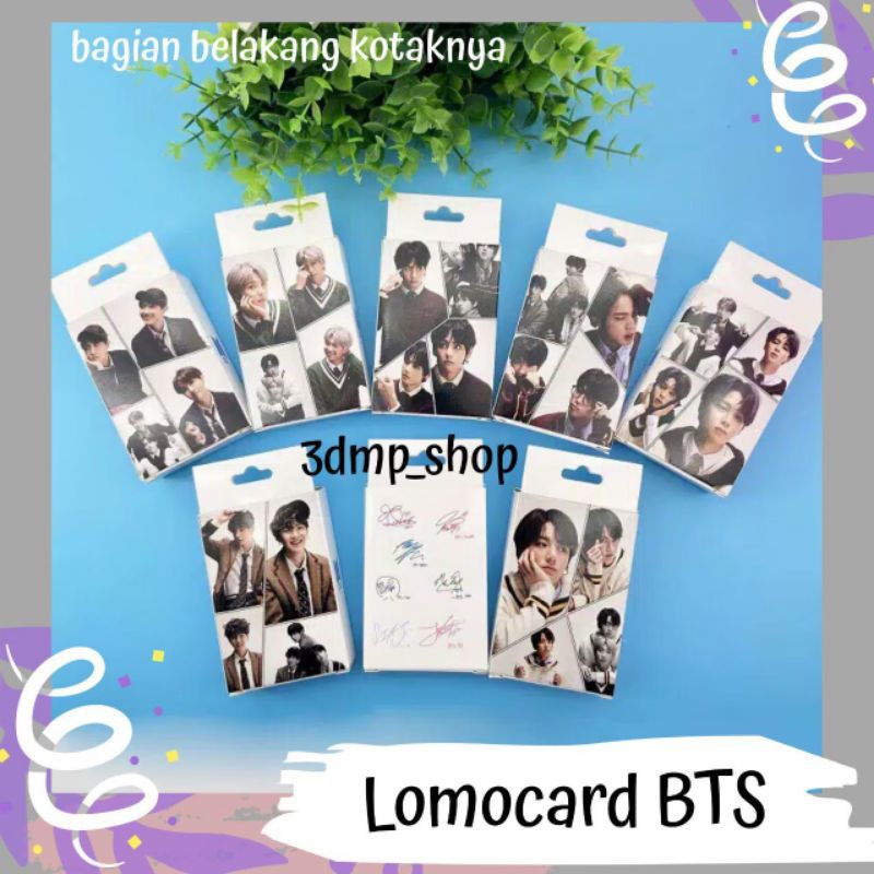 [30 lembar] Lomocard BTS Album Mots7 Map of the soul 7 jungkok jin taehyung jimim seokjin jhope rapmonster suga