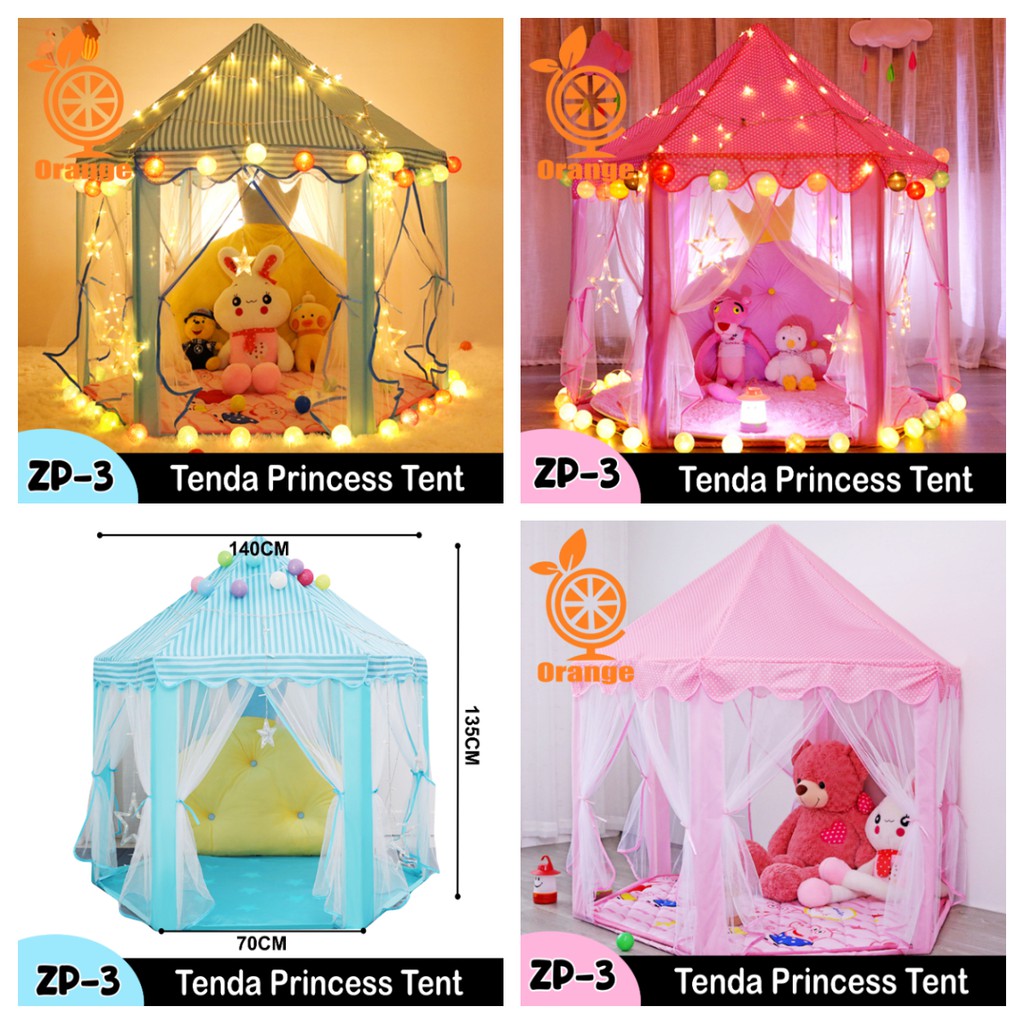 Tenda Princess Mainan Kastil Indoor &amp; Outdoor High Quality HOMELIVING