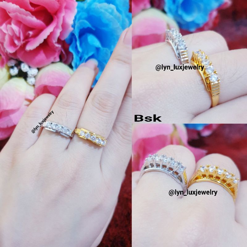 Cincin Model Berlian / Cincin Wanita lapis emas