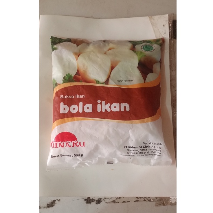 

FROZENFOOD MINAKU BOLA IKAN 500gr SUKI