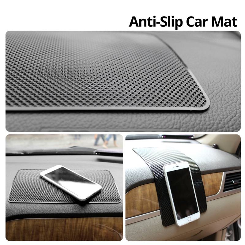 Alas Dashboard Mobil Anti Slip/Grip Sticky Pad/Universal Car Dashboard Non Slip/Phone Holder Mat Anti-skid/Car Mat/Silicone Mat/Tatakan Dashboard Mobil Interior/Car Interior Accessories/Anti Slip Selip Kualitas Tinggi Dasbor