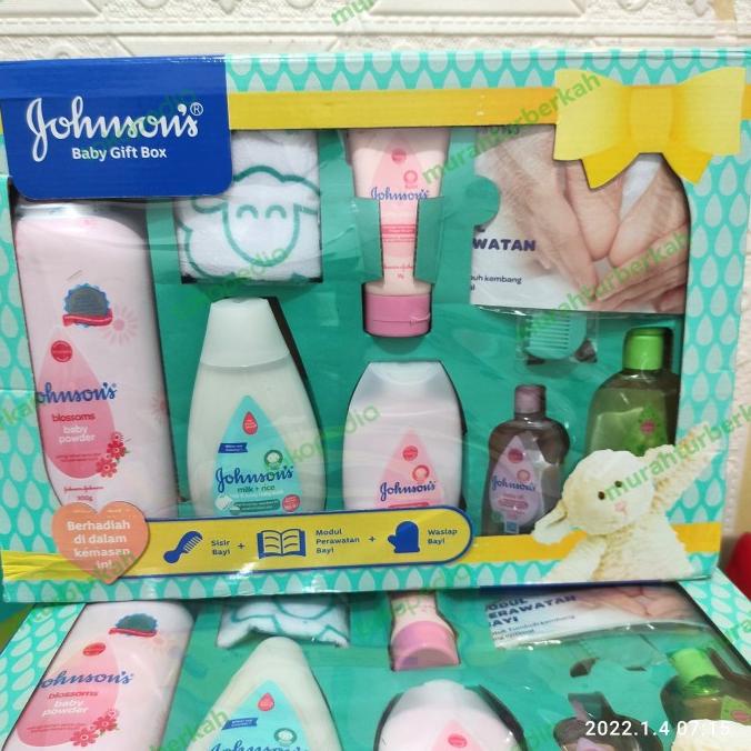 Johnson Baby Gift Box Set Kado Bayi Johnson'S Gift Set Starter Kit