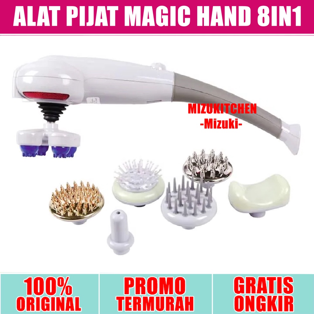 MH Alat Pijat Elektrik Magic Hand 8 in 1 massager body and foot