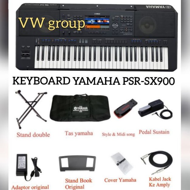 YAMAHA KEYBOARD PSR-SX900 / PSR SX900 GARANSI YMID