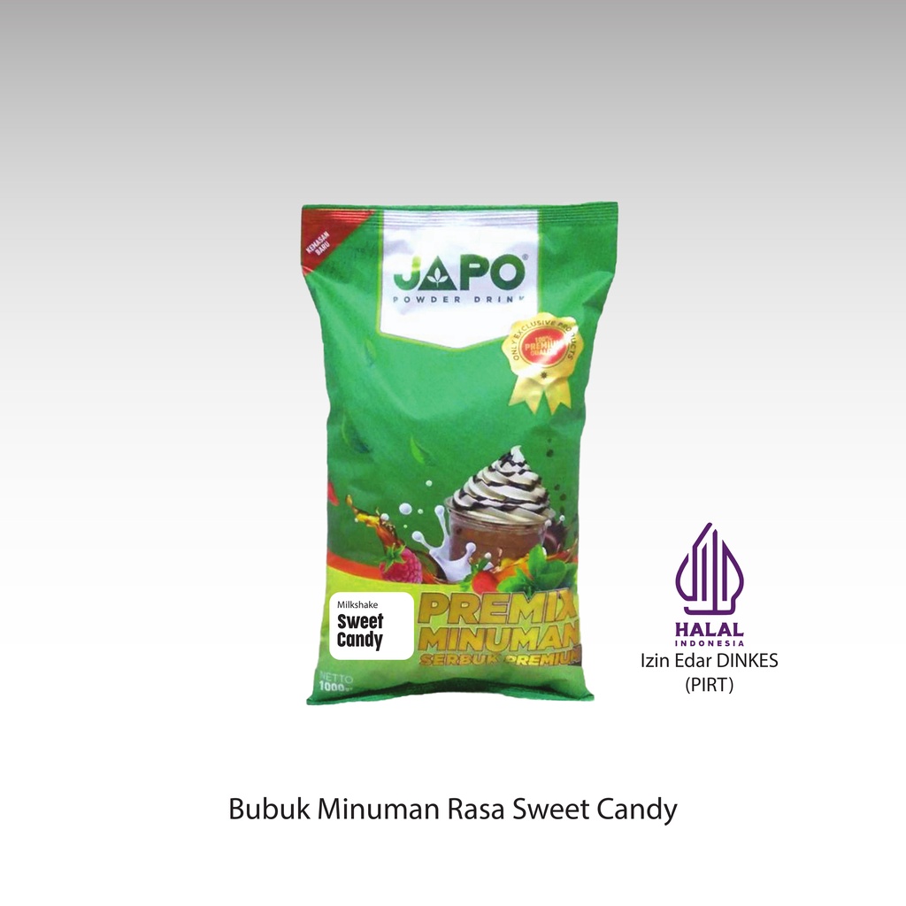 

Es Permen Karet - Bubuk Minuman Merk JAPO - Sweet Candy
