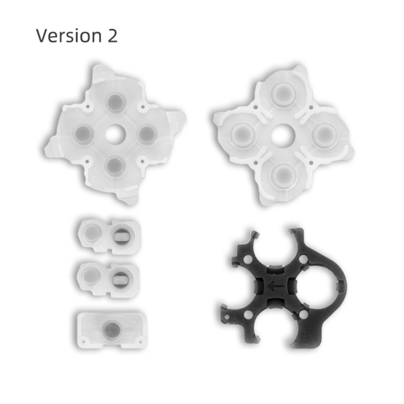 Cre Pad Tombol Keyboard Silikon Konduktif Dengan Perekat Untuk Controller Gamepad PS5 V1 V2