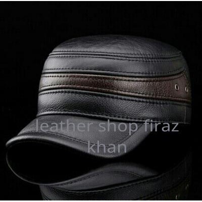 Topi Kulit Asli fremium LEATHER topi pria BARU 2023