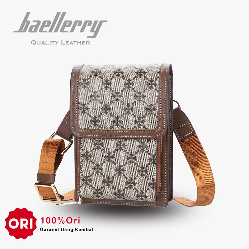 BAELLERRY N2362 Tas Selempang Wanita Tas Handphone Sling Bag PU Leather Premium WATCHKITE WKOS