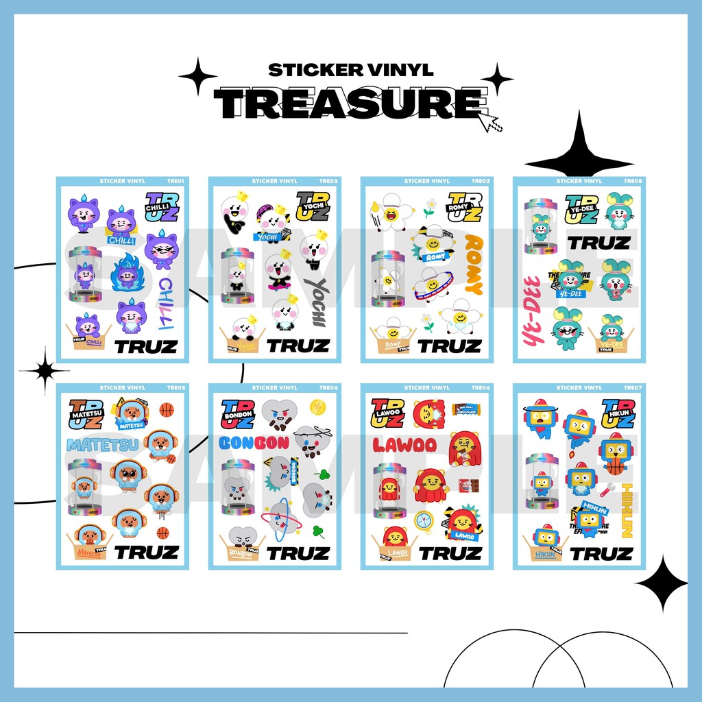 Sticker / Stiker Kpop Treasure - versi 1.2