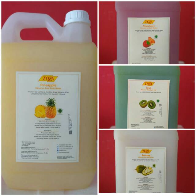 

TOZA JUICE BUAH JUS BUAH LITERAN ALL VARIANT SiRUP BUAH