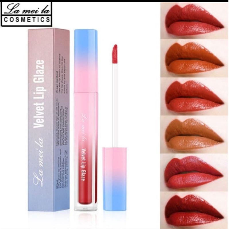 Lameila Lipstik Velvet lip glaze | Liptint Lipstick Tahan Lama Anti Air 1011