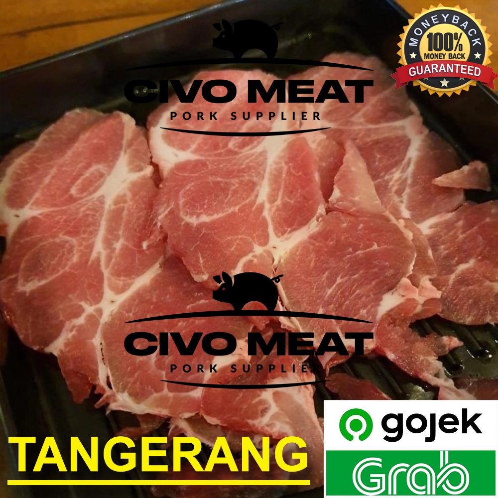 Kapsim Slice tipis / Daging babi - 500g