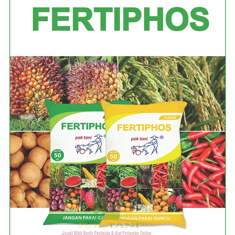 Pupuk Phosphate SP Fertiphos TSP Hitam Pak Tani 50kg