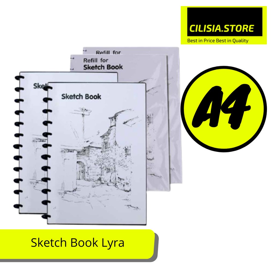 

Buku Sketsa Lyra Sketch Book Lyra A4 Isi 30 Lembar Bisa Isi Ulang
