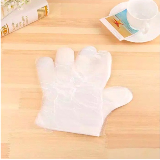 Sarung Tangan Plastik Isi 100 Pcs Disposable Gloves 100Pcs Sarung Tangan Sekali Pakai