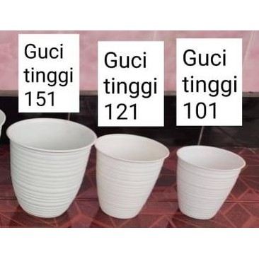POT  BUNGA GUCI TINGGI