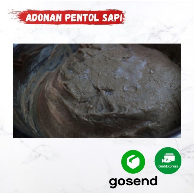 adonan pentol sapi bisa untuk isian tahu bakso 250 gr