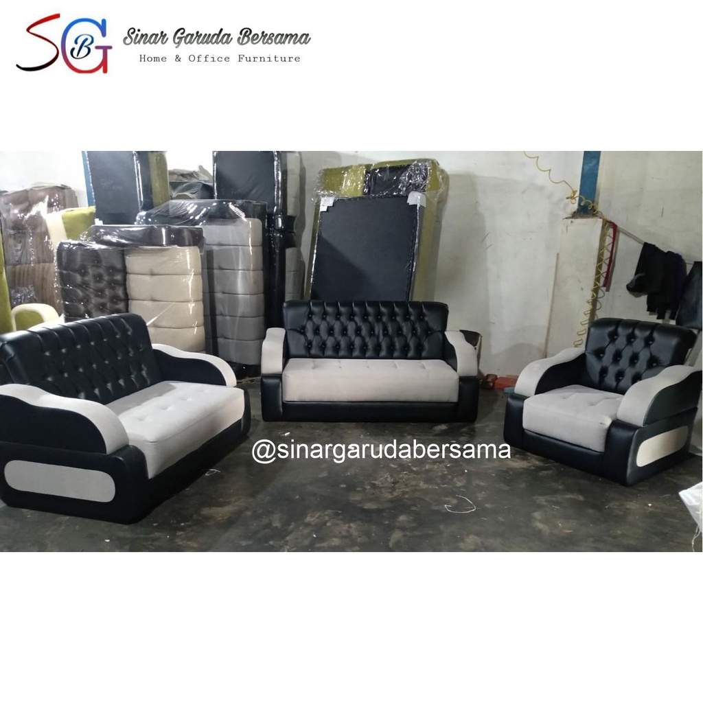 SOFA TAMU 321 TERBARU / SOFA KELUARGA 123 + MEJA OREO
