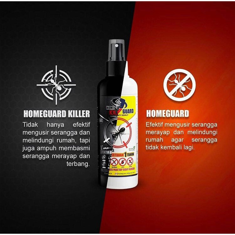 HOME GUARD ALL VARIAN 100ml &amp; 250ml / Homeguard Putih Semut / Killer Hitam / Botanical Anti Hama / Anti Rayap / Anti Tikus / Rats Poison / Cairan Pembasmi Kecoa Semut Rayap Serangga Rat / BANDUNG