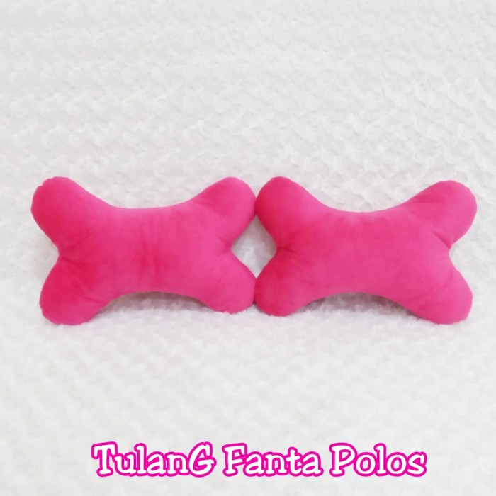 Set car bantal headrest sandaran kepala jok leher kursi mobil pink fanta polos R