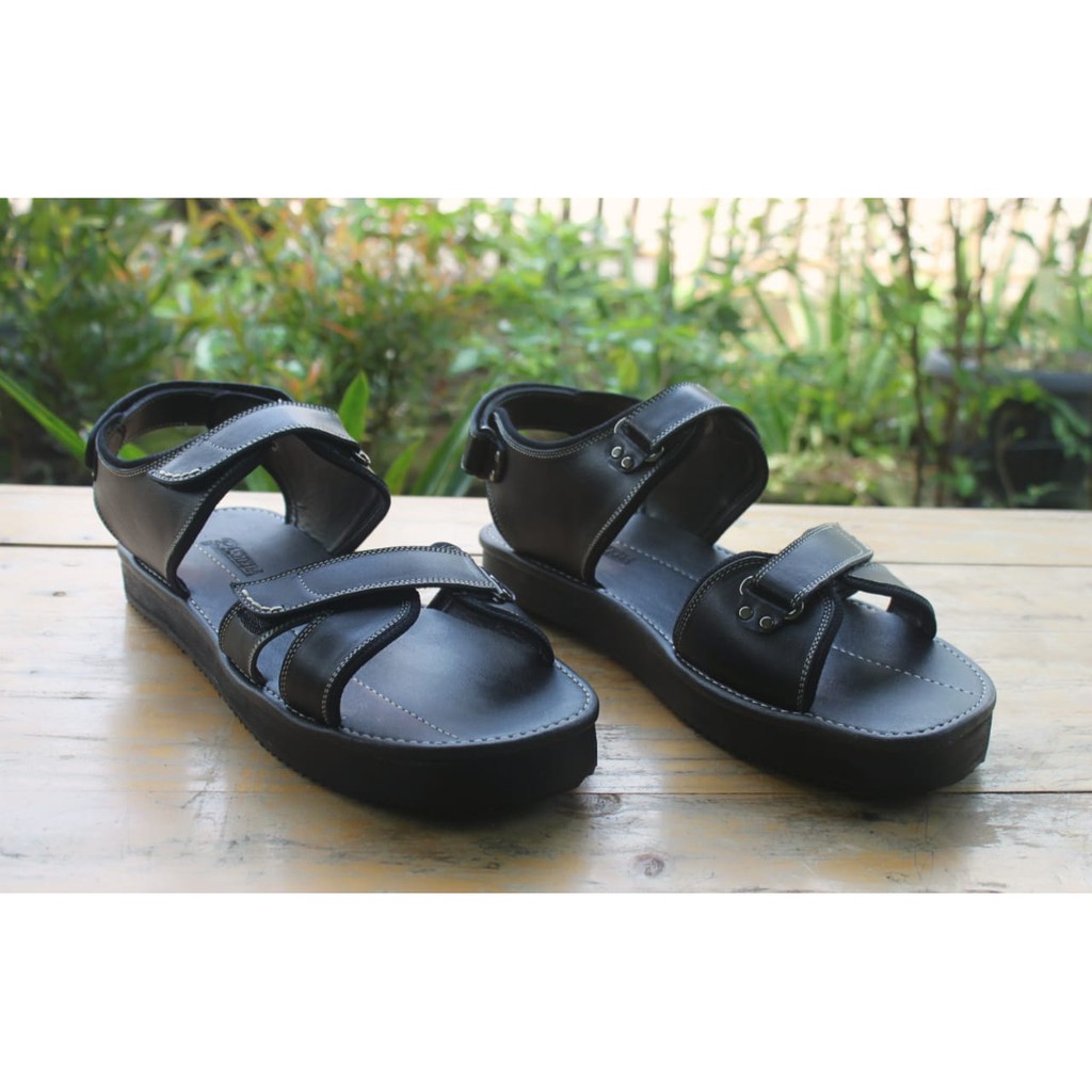 Sandal Gunung Pria Kulit Asli Rasheda GR 48 Big Size