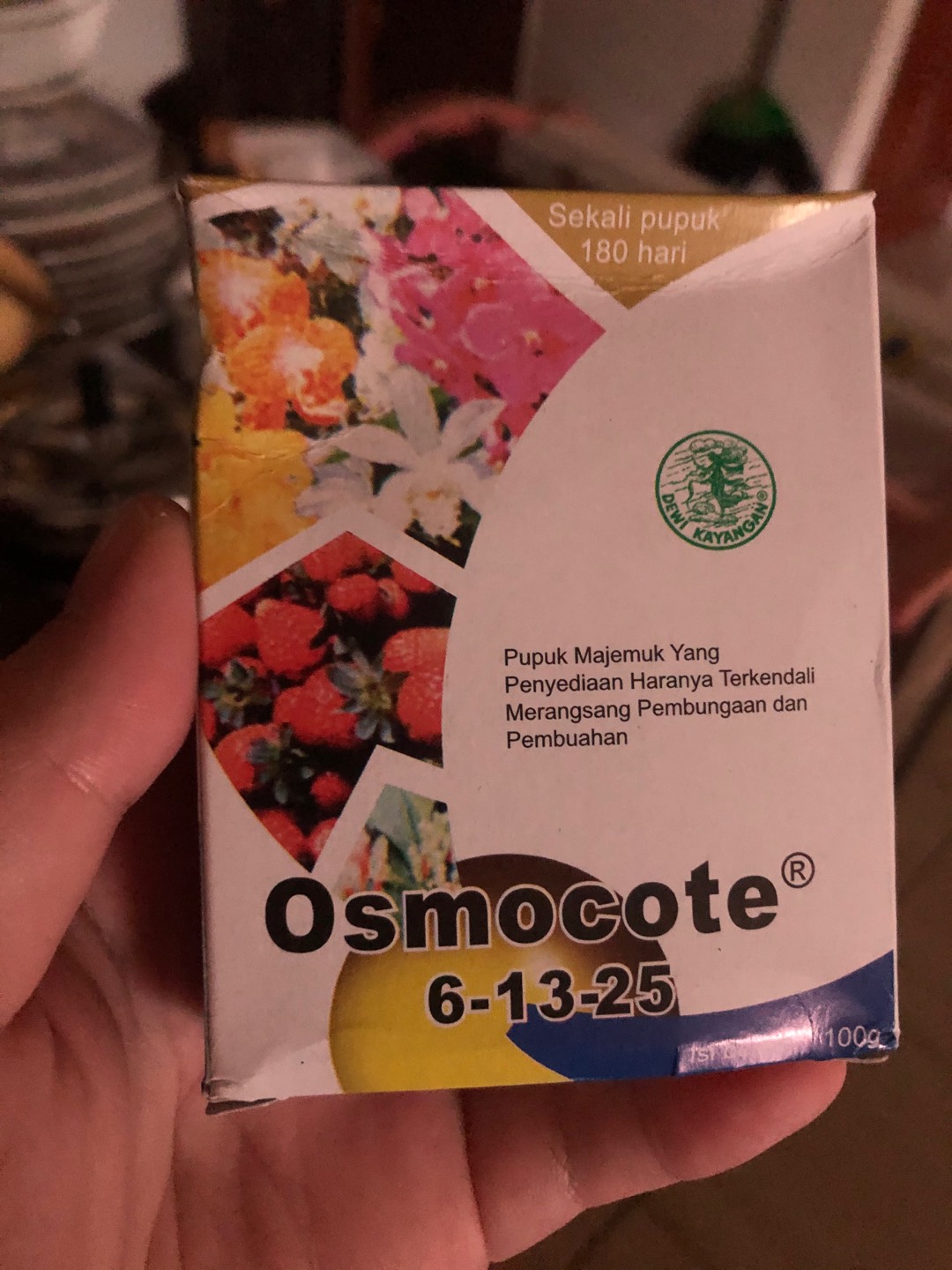 Pupuk Bunga Buah Dekastar Plus Osmocote 6-13-25 100 Gr